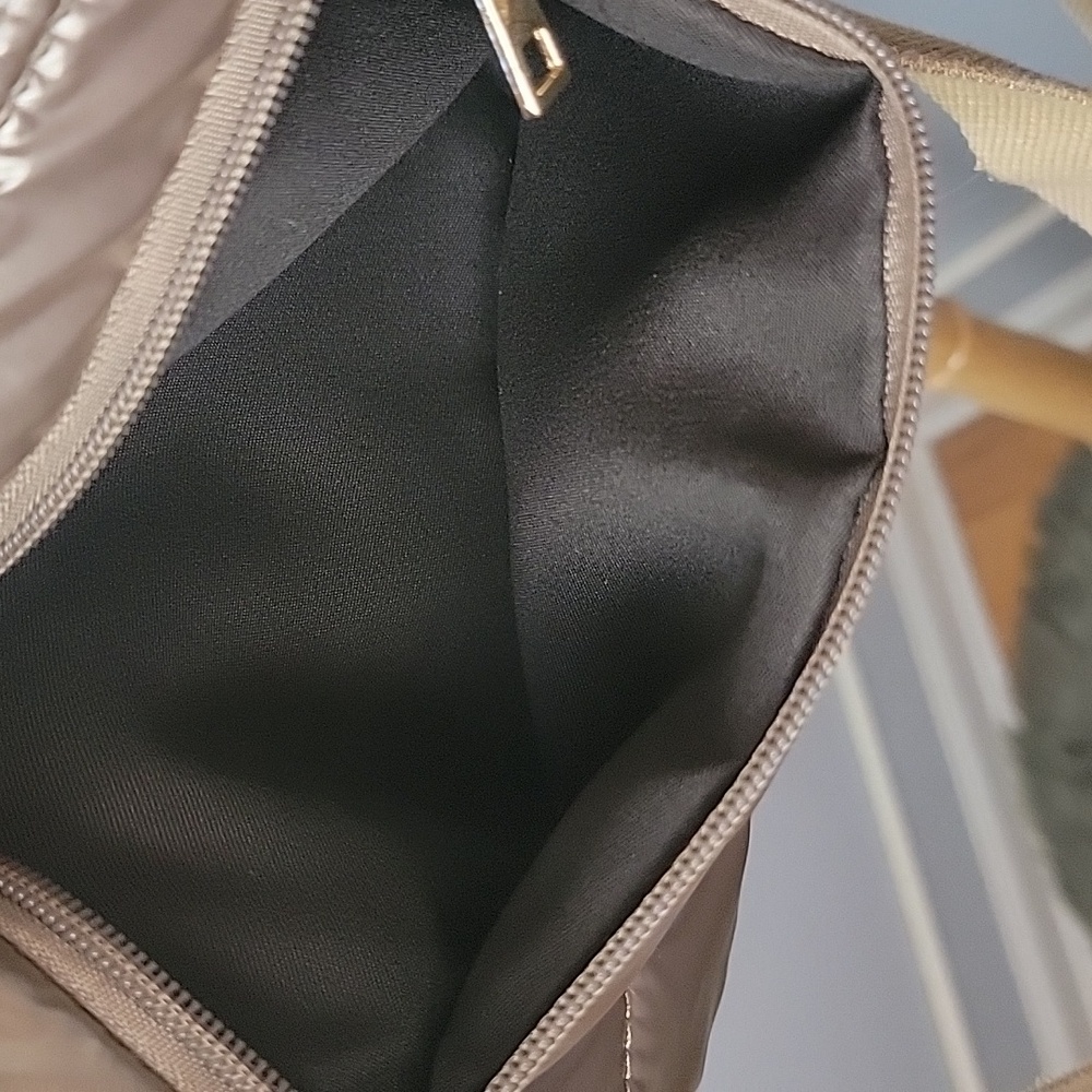 Rose Gold Gold Metallic Puffer Retro‎ Festival Convertible Adjustable Strap Bag - Picture 7 of 12